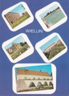 WIELUŃ - OSIEDLE XXV-LECIA PRL - KĄPIELISKO - BANK - SH "TĘCZA" - MUZEUM