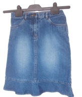 TALBOTE KIDS DŻINSOWA SPÓDNICZKA FALBANKA 116 122