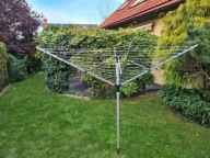 Suszarka Ogrodowa Obrotowa 50m + Pokrowiec, Łatwy Montaż