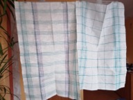 Ściereczki lniane z PRL - nieużywane - komplet !!