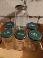 Słoiki 0,9 L z zakrętkami