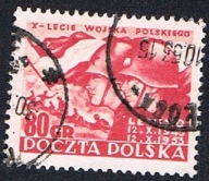 1953 Polska fi 681 - 10-lecie Ludowego Wojska Polskiego