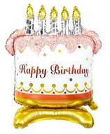 BALON FOLIOWY STOJĄCY TORT dekoracja tort DS