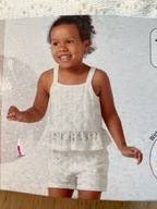 Lupilu komplet letni krótkie spodenki top 6-8 lat 122/128 cm + GRATIS