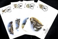 Estonia / 4 Koperty FDC / WWF / 263-266 ( Fauna ) 1994 r.