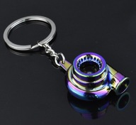 Turbosprężarka metalowy brelok do kluczy.