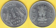 INDIE 1 Rupee 1999 r.