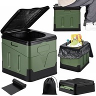 TOALETA TURYSTYCZNA PRZENOŚNA KEMPINGOWA SKŁADANA MOBILNE WC NAMIOT DZIAŁKĘ