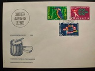 !! PTAKI - SZWAJCARIA 1966 - KOPERTA - STAN BDB !!