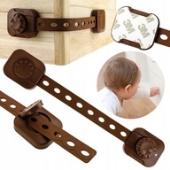 Blokada Drzwi Szafki Szuflady Zabezpieczenie Do Mebli Przed Dziećmi 21,5cm