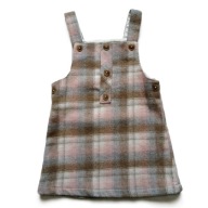 NUTMEG sukienka bez rękawów ogrodniczka z wełną 86 cm