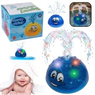 FONTANNA KULA ŚWIECĄCA DO KĄPIELI ZABAWKA WANNY WODY LED INDUKCJA PREZENT