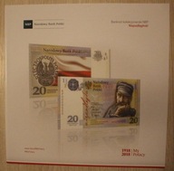 FOLDER NBP DO 20 ZŁ 2018 100 LAT NIEPODLEGŁOŚĆ - NIEPODLEGŁOŚCI - POLSKI