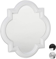 Lustro Relaxdays ścienne rama tworzywo sztuczne 39,5 x 39,5 mm