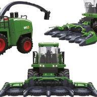 WOOPIE Kombajn Rolniczy 1:24 + Traktor Rolniczy z Przyczepką i Zwierzętami