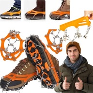 RACZKI NA BUTY TURYSTYCZNE ANTYPOŚLIZGOWE KOLCE ŁAŃCUCHY 36-45 GÓRY LÓD