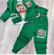 KOMPLET CHŁOPIĘCY 3 CZ. CAPPUCCINO ASSASSINO ROZM.140 (9-10 LAT)