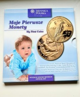 Moje Pierwsze Monety, My First Coins- oficjalny zestaw menniczy blister