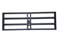 Niwelator terenu ręczny 90 na 30 cm pod sianie trawy piaskowanie metalowy