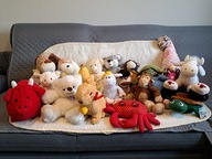 Zestaw maskotek 20szt Duże +20cm Z582