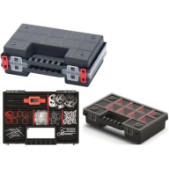 Podwójny organizer skrzynka na narzędzia akcesoria przenośny 24 komory