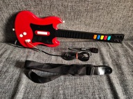 GITARA GUITAR HERO II 2 GIBSON CZERWONA MODEL PSLGH PS 2 SPRAWNA PRZEWODOWA