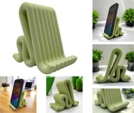 Podstawka na Telefon Smartfon - Biurkowa Podpórka Pastelowa Zielona HIT