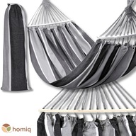 HAMAK OGRODOWY HUŚTAWKA 280X150 SOLIDNY BRAZYLIJSKI TURYSTYCZNY SOLIDNY