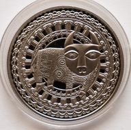 Białoruś znaki zodiaku 1 rubel 2009 byk 1