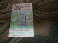 Nakło nad Notecią Wojskowa mapa topograficzna Bydgoszcz Koronowo Szubin