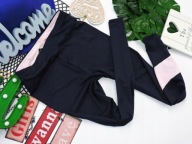 Crivit - nowe granatowe legginsy active r 146/152