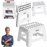 TABORET STOŁEK SKŁADANY ANTYPOŚLIZGOWY SCHODEK MOCNY STABILNY 150KG 22CM