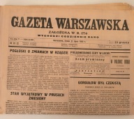 Gazeta Warszawska - Rybarski, Stroński, Żydzi, endecja, OWP, narodowa