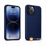 Etui silikonowe do iPhone 16 Pro niebieskie – plecki ochronne