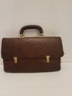ANGIELSKA TOREBKA ORYGINAL VINTAGE SKÓRZANA SKÓRA