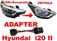 Hyundai i20 II soczewka Wtyczka Kostka lampy LED ADAPTER Przejściówka