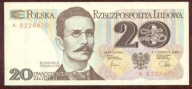 20 zł. 1982 r. ser. A UNC pierwsza seria rocznika - PIĘKNY !!!