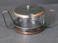 Stara cukiernica metal szkło vintage design