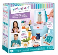 MAKE IT REAL Zestaw Pracownia Ceramiki Mini Koło Garncarskie dla dzieci