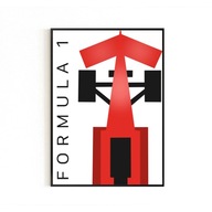 PLAKAT FORMULA 1, F1, BOLID, PLAKATY NA ŚCIANĘ, GRAND PRIX, DEKORACJE 30x40