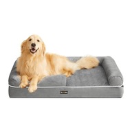 Feandrea legowisko ortopedyczne dla psa szary 106 cm x 80 cm
