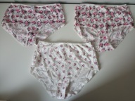 3 szt Śliczne majteczki 100% cotton M&Co UK 18/20 EUR 46/48