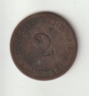 Niemcy-Cesarstwo 2 Pfennig 1875 G