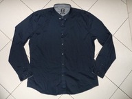 FSBN KLASYCZNA jak NOWA GRANATOWA SLIM KOSZULA r XXL 46