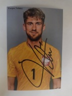 Zdjęcie 10x15 autograf Polska Kacper Tobiasz Euro 2025 U-21