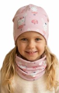 Komplet zimowy czapka i komin ciepły POLAR