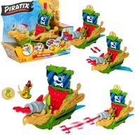 PIRATIX HUNTER SKY ZESTAW STATEK PIRACKI FIGURKA AKCESORIA PAPUGA KAPITANA