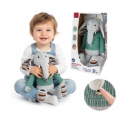 PRZYTULANKA INTERAKTYWNA MASKOTKA SŁONIK DŹWIĘK ŚWIATŁO USYPIACZ WOOPIEBABY