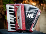Akordeon Włoski Settimo Soprani Musette 120 basów 4 chóry