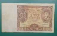 100 złotych 1934 banknot Polska